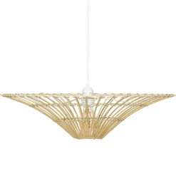 ATMOSPHERA - Suspension réversible en bambou - diam 56 cm - beige