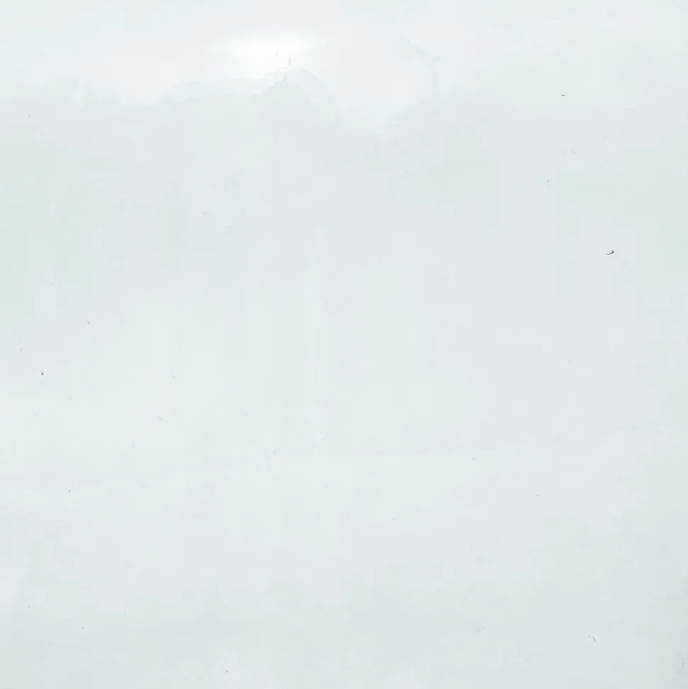 ATMOSPHERA - Vase dame jeanne en verre recyclé bleu d 18 x h 30 cm