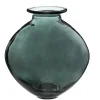 ATMOSPHERA - Vase en verre recyclé vert d. 24 x h. 26 cm