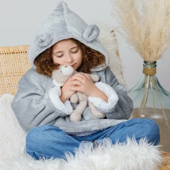 ATMOSPHERA CREATEUR D'INTERIEUR - Plaid sweatshirtshirtshirt capuche 