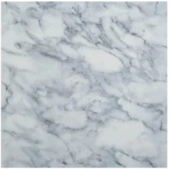 ATMOSPHERA CREATEUR D'INTERIEUR - Lot de 2 stickers - carrelage - blanc - 30x30 cm