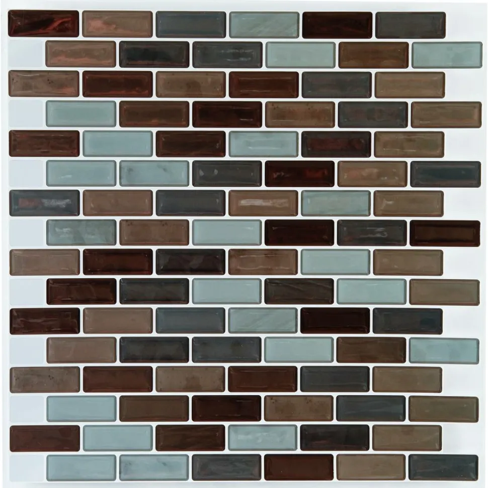 ATMOSPHERA CREATEUR D'INTERIEUR - Lot de 2 stickers - carrelage - 26x26 cm