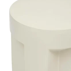 ATMOSPHERA CREATEUR D'INTERIEUR - Table d’appoint "kriz" ivoire 41x34x34cm