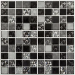 ATMOSPHERA CREATEUR D'INTERIEUR - Lot de 2 stickers - carrelage - 26x26 cm