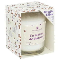ATMOSPHERA CREATEUR D'INTERIEUR - Bougie parfumée avec bijou mily noix de coco 220g