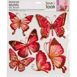 ATMOSPHERA CREATEUR D'INTERIEUR - Sticker en relief papillon