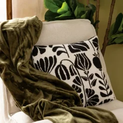 ATMOSPHERA CREATEUR D'INTERIEUR - Coussin effet tricot 