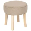 ATMOSPHERA CREATEUR D'INTERIEUR - Tabouret "adriel" peuplier beige d35x35cm