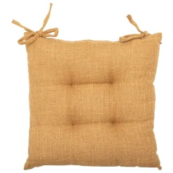 ATMOSPHERA CREATEUR D'INTERIEUR - Galette de chaise "clem" cannelle 38x38cm