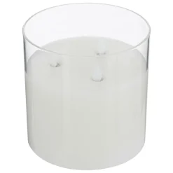 ATMOSPHERA CREATEUR D'INTERIEUR - Bougie led "sena" en verre d15cm