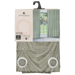 ATMOSPHERA CREATEUR D'INTERIEUR - Rideau occultant "effie" vert kaki 140x260cm