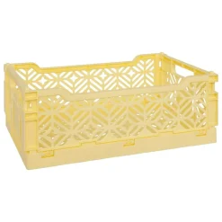 ATMOSPHERA CREATEUR D'INTERIEUR - Cagette pliante "arry" jaune 31x20x11,5cm