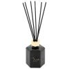 ATMOSPHERA CREATEUR D'INTERIEUR - Diffuseur de parfum "arlo" en verre d7,5cm noir