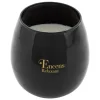 ATMOSPHERA CREATEUR D'INTERIEUR - Bougie parfumée "arlo" en verre d12cm noir