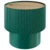 ATMOSPHERA CREATEUR D'INTERIEUR - Table d’appoint "enola" vert d38,5x38,5x35cm