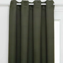 ATMOSPHERA CREATEUR D'INTERIEUR - Rideau occultant "odelie" vert kaki 140x260cm