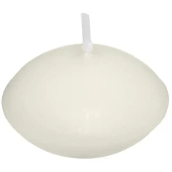 ATMOSPHERA CREATEUR D'INTERIEUR - 6 bougies parfumées "many" en coton d4,5cm blanc