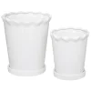 ATMOSPHERA CREATEUR D'INTERIEUR - Lot de 2 cache-pots "wild" h21 16cm