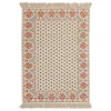 ATMOSPHERA CREATEUR D'INTERIEUR - Tapis "ikat" coton tufté ivoire 120x170cm