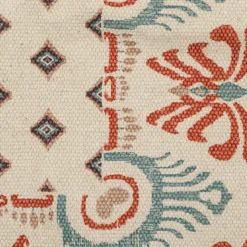 ATMOSPHERA CREATEUR D'INTERIEUR - Tapis "ikat" coton tufté ivoire 120x170cm