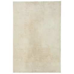 ATMOSPHERA CREATEUR D'INTERIEUR - Tapis "row" matière recyclée blanc chaud 100x150cm