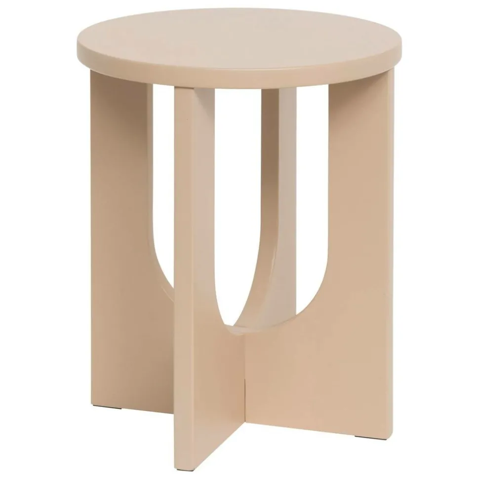 ATMOSPHERA CREATEUR D'INTERIEUR - Table d’appoint "bloom" noisette 50,540x40cm