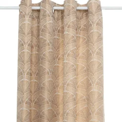 ATMOSPHERA CREATEUR D'INTERIEUR - Rideau "mizani" jacquard ocre 135x260cm