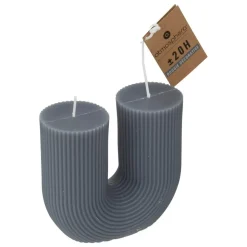 ATMOSPHERA CREATEUR D'INTERIEUR - Bougie en u "demi" en coton h12cm