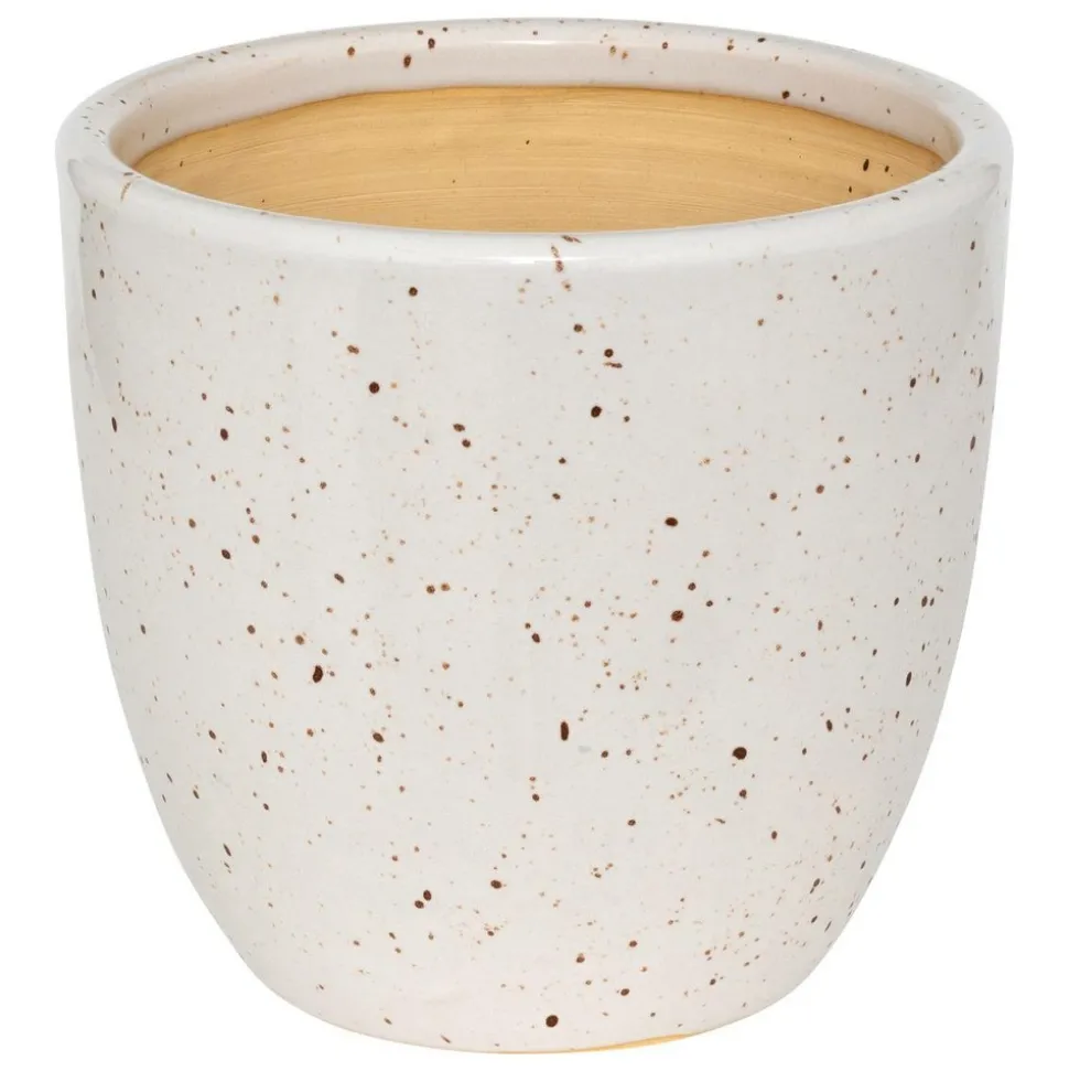 ATMOSPHERA CREATEUR D'INTERIEUR - Lot de 3 pots "vena" céramique d29cm