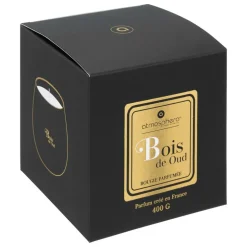 ATMOSPHERA CREATEUR D'INTERIEUR - Bougie parfumée "arlo" en verre d12cm noir