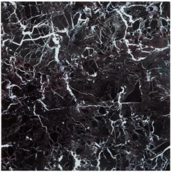 ATMOSPHERA CREATEUR D'INTERIEUR - Lot de 2 stickers - carrelage - noir - 30x30 cm