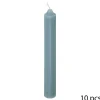 ATMOSPHERA CREATEUR D'INTERIEUR - Lot de 10 bougies bâtons "hugo" en coton h16cm