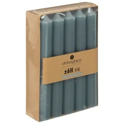 ATMOSPHERA CREATEUR D'INTERIEUR - Lot de 10 bougies bâtons 