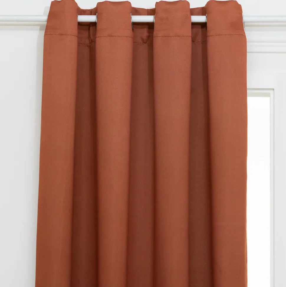 ATMOSPHERA CREATEUR D'INTERIEUR - Rideau occultant "odelie" terracotta 140x260cm