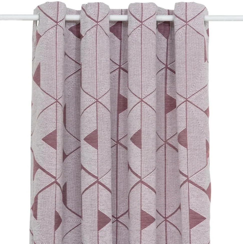 ATMOSPHERA CREATEUR D'INTERIEUR - Rideau "maloe" jacquard violet clair 140x260cm