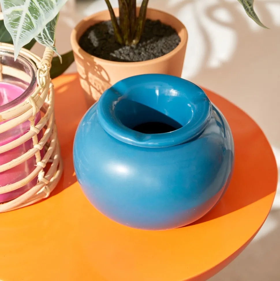 ATMOSPHERA CREATEUR D'INTERIEUR - Cendrier "yuca" céramique d15,5cm