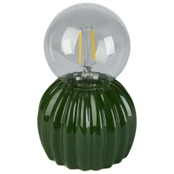 ATMOSPHERA CREATEUR D'INTERIEUR - Lampe à poser led "cactos" vert h15,2cm