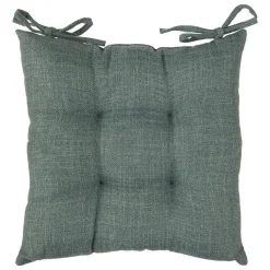 ATMOSPHERA CREATEUR D'INTERIEUR - Galette de chaise "clem" vert foncé 38x38cm