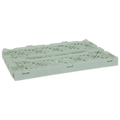 ATMOSPHERA CREATEUR D'INTERIEUR - Cagette pliante "arry" vert clair 30x20x11,5cm