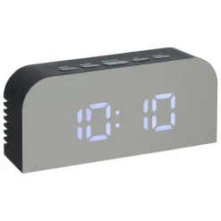 ATMOSPHERA CREATEUR D'INTERIEUR - Réveil digital "nelson" noir 14x6x3,5cm