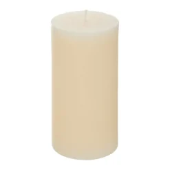 ATMOSPHERA CREATEUR D'INTERIEUR - Bougie ronde "olia" d6,8cm blanc ivoire