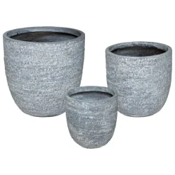 ATMOSPHERA CREATEUR D'INTERIEUR - Set de 3 pots - métal