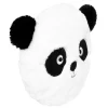 ATMOSPHERA CREATEUR D'INTERIEUR - Coussin panda "nao" noir & blanc d27cm