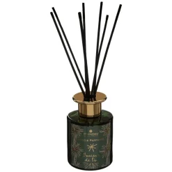 ATMOSPHERA CREATEUR D'INTERIEUR - Diffuseur de parfum "plum" en verre d9cm vert