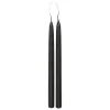 ATMOSPHERA CREATEUR D'INTERIEUR - Lot de 2 bougies bâtons "hugo" en coton h30cm noir