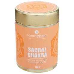 ATMOSPHERA CREATEUR D'INTERIEUR - Bougie parfumée "chakra" - chakra sacré - 200g