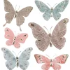 ATMOSPHERA CREATEUR D'INTERIEUR - Lot de 6 stickers "papillon" - 30x30 cm