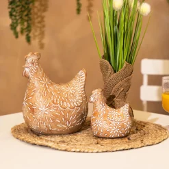 ATMOSPHERA CREATEUR D'INTERIEUR - Statuette poule 