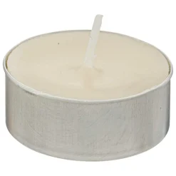 ATMOSPHERA CREATEUR D'INTERIEUR - 18 bougies chauffe-plats "hugo" h1,5cm blanc ivoire