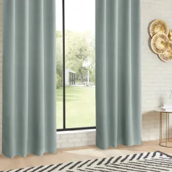 ATMOSPHERA CREATEUR D'INTERIEUR - Rideau occultant "odelie" vert céladon 140x260cm